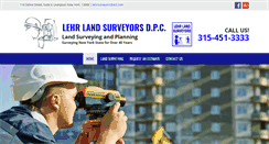 Desktop Screenshot of lehrlandsurveyors.com