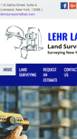 Mobile Screenshot of lehrlandsurveyors.com